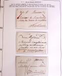 1600-1982, Collection d'histoire postale en trois albums