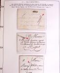 1600-1982, Collection d'histoire postale en trois albums