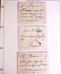 1600-1982, Collection d'histoire postale en trois albums