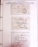 1600-1982, Collection d'histoire postale en trois albums