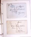 1600-1982, Collection d'histoire postale en trois albums