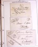 1600-1982, Collection d'histoire postale en trois albums