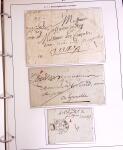 1600-1982, Collection d'histoire postale en trois albums