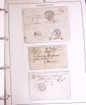 1600-1982, Collection d'histoire postale en trois albums