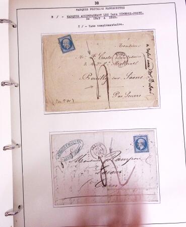 1600-1982, Collection d'histoire postale en trois albums