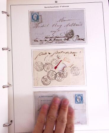 1600-1982, Collection d'histoire postale en trois albums
