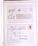 1600-1982, Collection d'histoire postale en trois albums