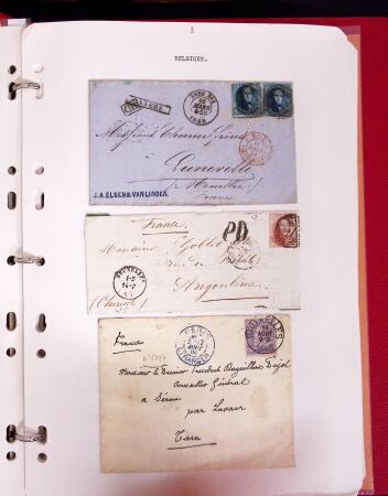 1811-84, Lot of 74 classic covers and cards in one