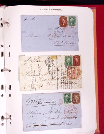 1811-84, Lot of 74 classic covers and cards in one