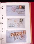 1811-84, Lot of 74 classic covers and cards in one