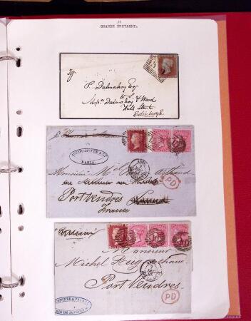 1811-84, Lot of 74 classic covers and cards in one