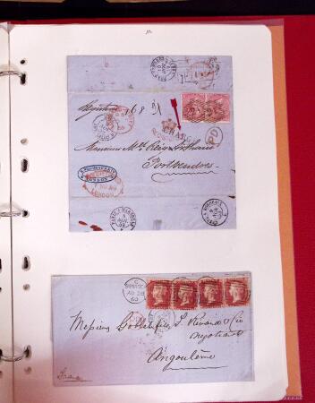 1811-84, Lot of 74 classic covers and cards in one
