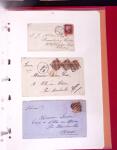 1811-84, Lot of 74 classic covers and cards in one