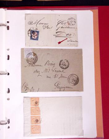 1811-84, Lot of 74 classic covers and cards in one