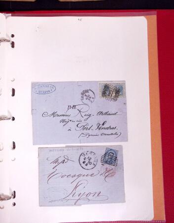 1811-84, Lot of 74 classic covers and cards in one