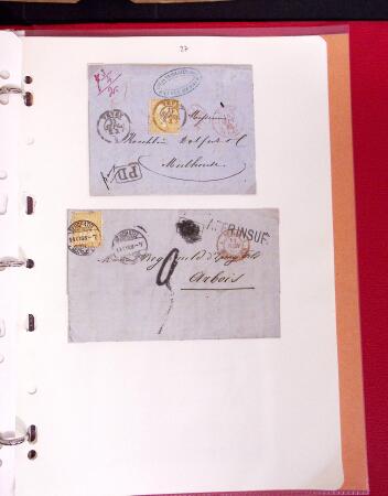 1811-84, Lot of 74 classic covers and cards in one