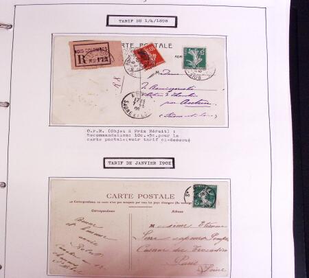 1900-50, SEMEUSES: Collection spécialisée montée