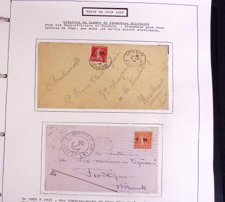 1900-50, SEMEUSES: Collection spécialisée montée