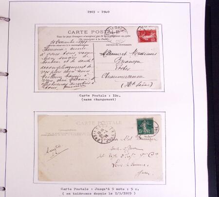 1900-50, SEMEUSES: Collection spécialisée montée