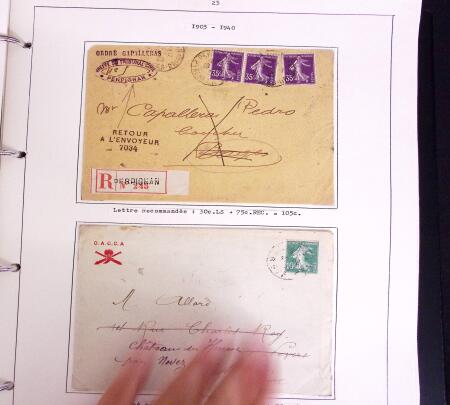 1900-50, SEMEUSES: Collection spécialisée montée
