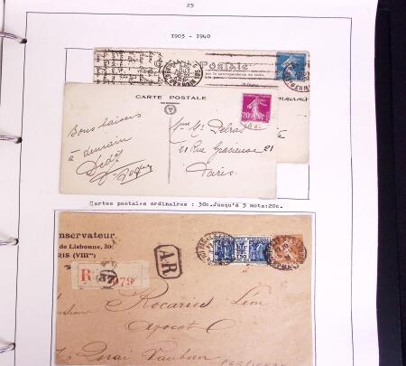 1900-50, SEMEUSES: Collection spécialisée montée