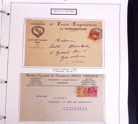 1900-50, SEMEUSES: Collection spécialisée montée