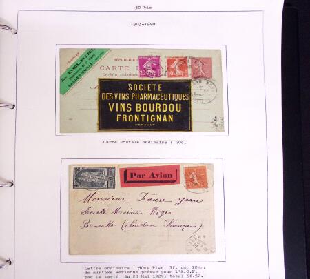 1900-50, SEMEUSES: Collection spécialisée montée