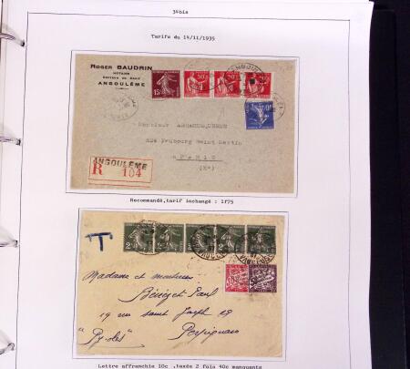 1900-50, SEMEUSES: Collection spécialisée montée