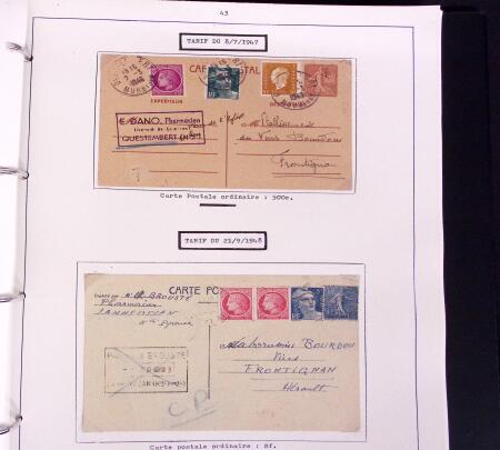 1900-50, SEMEUSES: Collection spécialisée montée