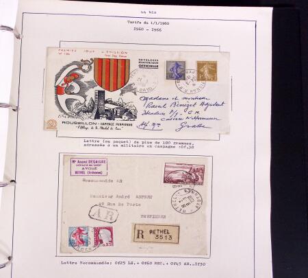 1900-50, SEMEUSES: Collection spécialisée montée