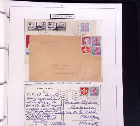 1900-50, SEMEUSES: Collection spécialisée montée