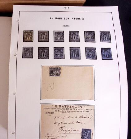 1876-1900 Collection spécialisée sur le TYPE SAGE