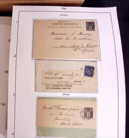 1876-1900 Collection spécialisée sur le TYPE SAGE