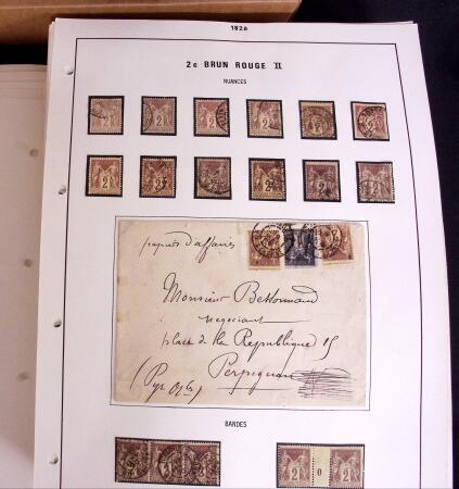 1876-1900 Collection spécialisée sur le TYPE SAGE