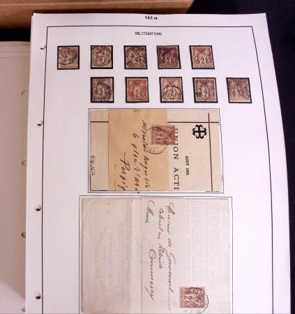 1876-1900 Collection spécialisée sur le TYPE SAGE