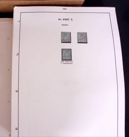 1876-1900 Collection spécialisée sur le TYPE SAGE