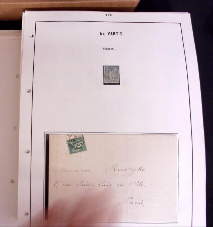 1876-1900 Collection spécialisée sur le TYPE SAGE