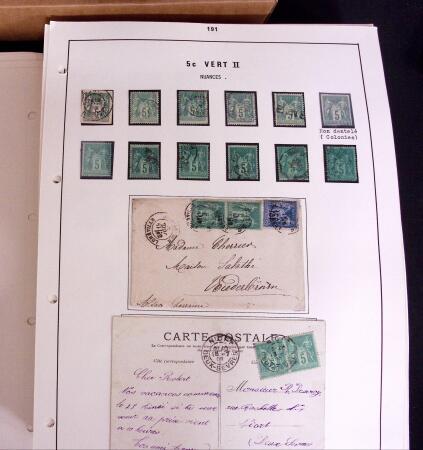 1876-1900 Collection spécialisée sur le TYPE SAGE