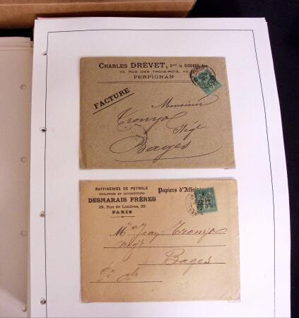 1876-1900 Collection spécialisée sur le TYPE SAGE