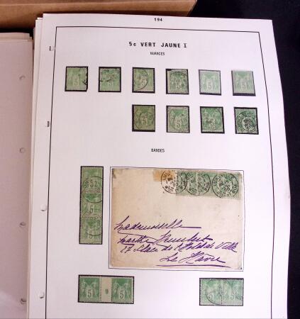 1876-1900 Collection spécialisée sur le TYPE SAGE