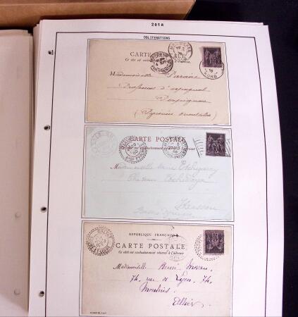 1876-1900 Collection spécialisée sur le TYPE SAGE