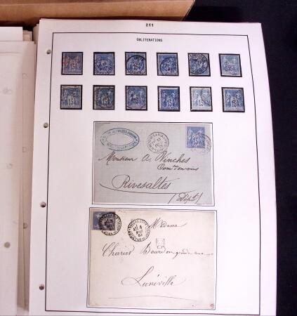 1876-1900 Collection spécialisée sur le TYPE SAGE