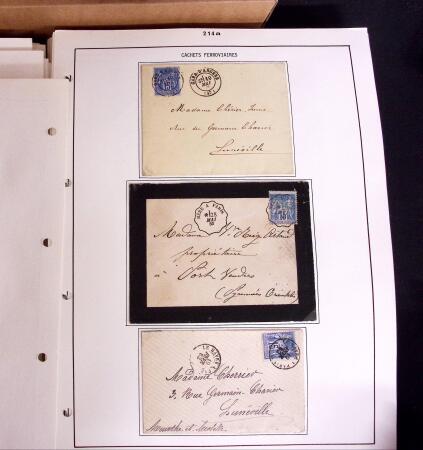 1876-1900 Collection spécialisée sur le TYPE SAGE