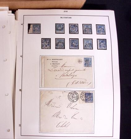 1876-1900 Collection spécialisée sur le TYPE SAGE