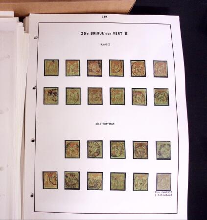 1876-1900 Collection spécialisée sur le TYPE SAGE