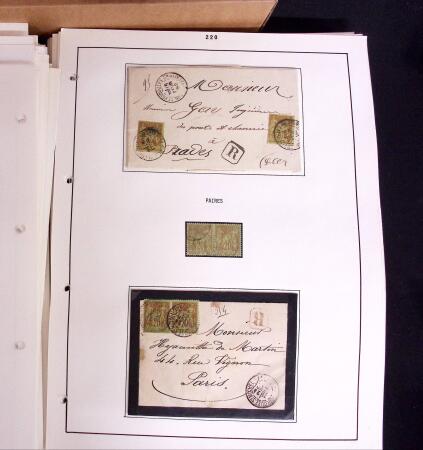 1876-1900 Collection spécialisée sur le TYPE SAGE