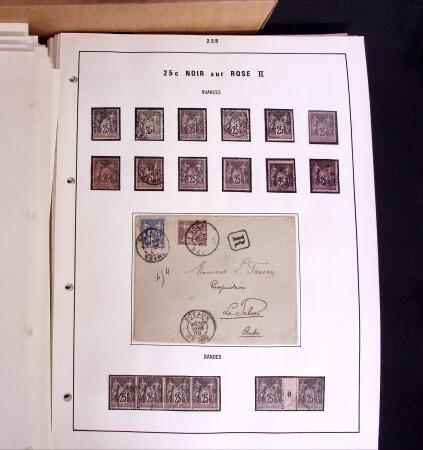 1876-1900 Collection spécialisée sur le TYPE SAGE