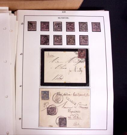 1876-1900 Collection spécialisée sur le TYPE SAGE