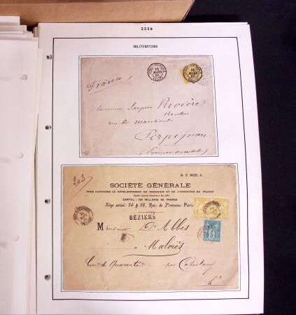 1876-1900 Collection spécialisée sur le TYPE SAGE