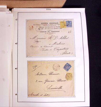 1876-1900 Collection spécialisée sur le TYPE SAGE